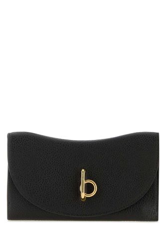 Burberry Black Leather Wallet - Burberry - Modalova