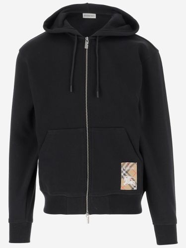 Stretch Cotton Sweatshirt With Logo - Burberry - Modalova