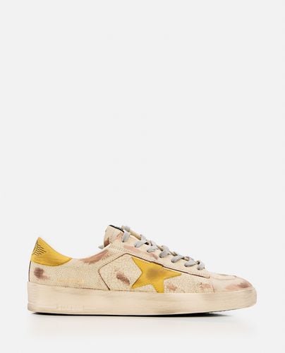 Stardan Leather Upper Nabu Star And Heel - Golden Goose - Modalova