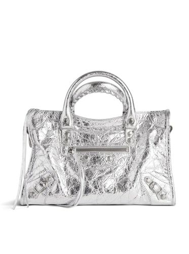 Le City Small Women`s Bag In Silver - Balenciaga - Modalova