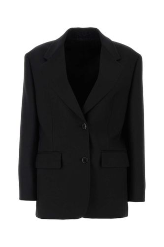 Prada Black Wool Blazer - Prada - Modalova