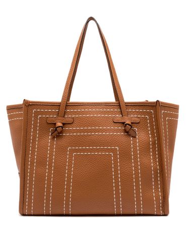 Caramel Leather Marcella Shopping Bag - Gianni Chiarini - Modalova