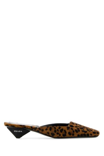 Prada Printed Calf Hair Mules - Prada - Modalova