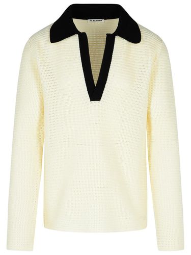 Jil Sander White Cotton Polo Shirt - Jil Sander - Modalova