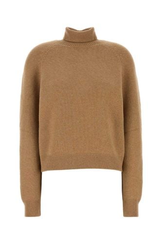 Fendi Camel Cashmere Blend Sweater - Fendi - Modalova