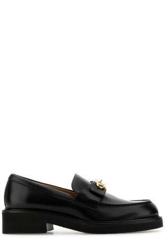 Logo Plaque Slip-on Loafers - Valentino - Modalova