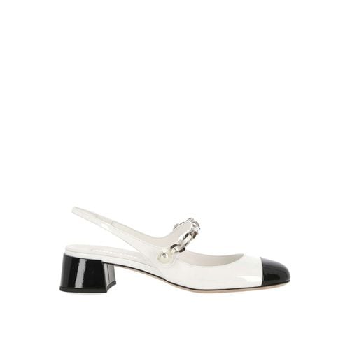 Miu Miu Leather Chain Pumps - Miu Miu - Modalova