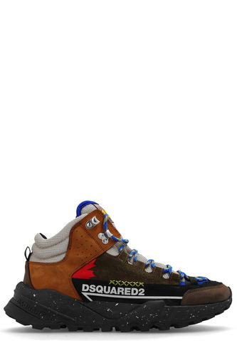 Logo-printed High-top Lace-up Sneakers - Dsquared2 - Modalova