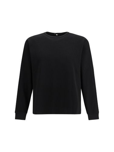 Longsleeve T-shirt In Honeycomb Cotton Jersey - Herno Laminar - Modalova