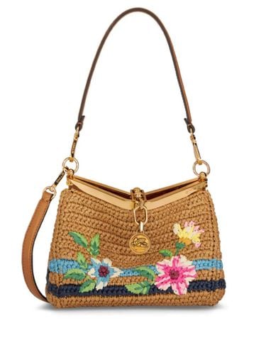 Vela Mini Bag In Raffia With Embroidery - Etro - Modalova