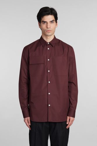 Jil Sander Shirt In Bordeaux Cotton - Jil Sander - Modalova