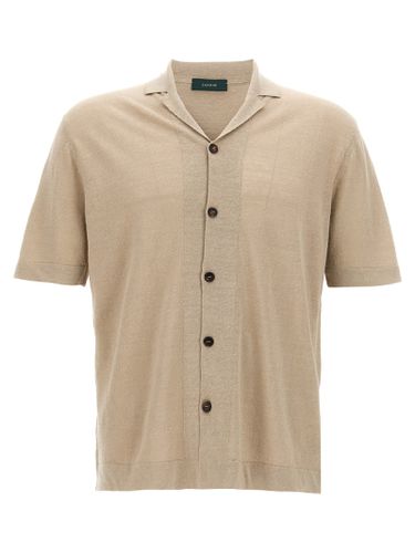 Zanone Linen Shirt - Zanone - Modalova