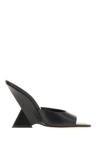 The Attico Black Leather Mules - The Attico - Modalova