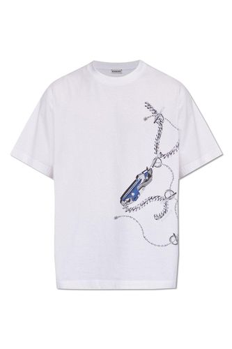 Graphic-printed Crewneck T-shirt - Burberry - Modalova