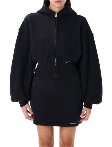 Cropped Zip Up Hoodie - T by Alexander Wang - Modalova