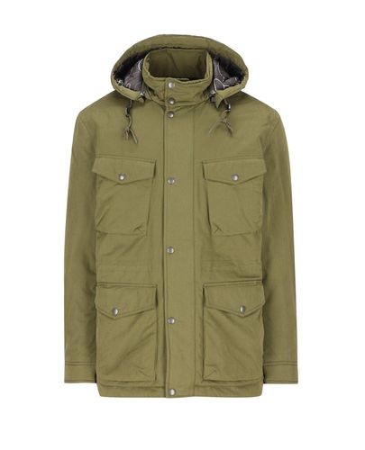 Removable Hood Mountain Field Jacket - Woolrich - Modalova