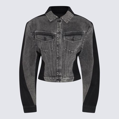 Mugler Black Cotton Casual Jacket - Mugler - Modalova