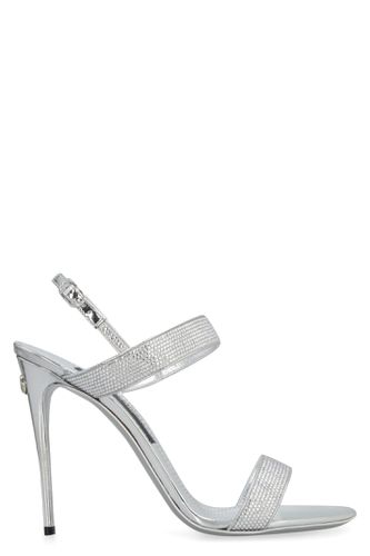 Kim - Keira Metallic Leather Sandals - Dolce & Gabbana - Modalova