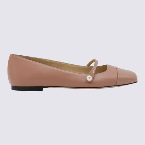 Jimmy Choo Beige Leather Elisa Flat - Jimmy Choo - Modalova