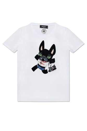 Graphic-printed Crewneck T-shirt - Dsquared2 - Modalova