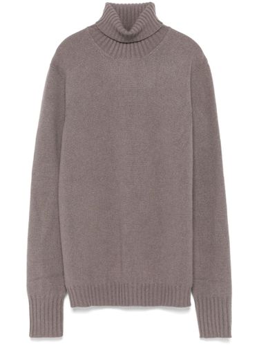 Drumohr Taupe Cashmere Sweater - Drumohr - Modalova