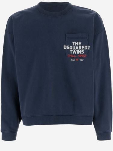 Cotton Sweatshirt With Logo - Dsquared2 - Modalova