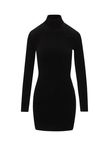 Embellished-logo High-neck Mini Dress - Balenciaga - Modalova
