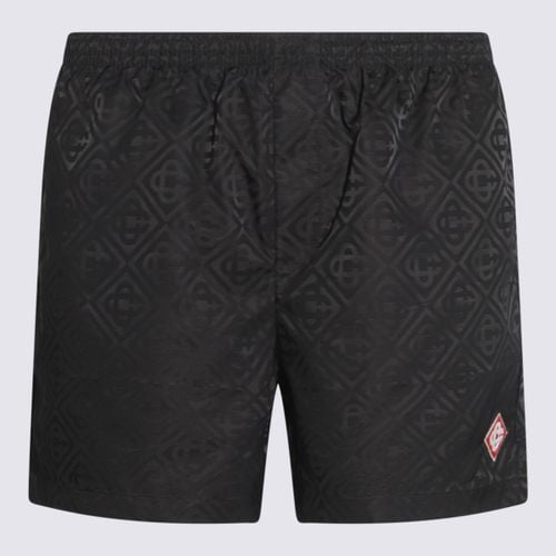 Casablanca Black Swim Shorts - Casablanca - Modalova