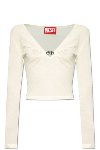 Diesel M-piaffy V-neck Top - Diesel - Modalova