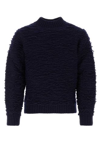 Blue Wool Sweater - Dries Van Noten - Modalova
