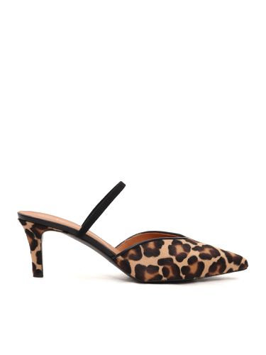 Via Roma 15 Leopard Slingback Pumps - Via Roma 15 - Modalova