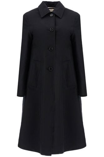 Minimalist Black Cotton Raincoat For Women - Marni - Modalova