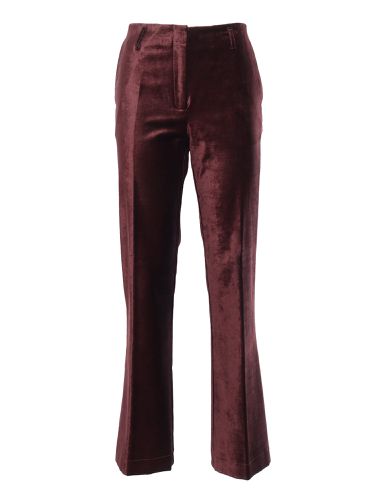 Forte_Forte Trumpet Pants In Cotton And Viscose Stretch Velvet - Forte Forte - Modalova