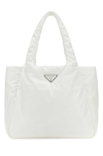 Prada White Re-nylon Handbag - Prada - Modalova