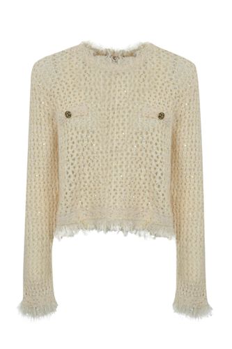 TwinSet Mesh Jacquard Sweater - TwinSet - Modalova