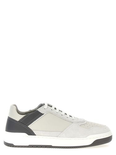 Suede Leather Sneakers - Brunello Cucinelli - Modalova