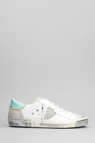 Prsx Low Sneakers In Suede And Leather - Philippe Model - Modalova