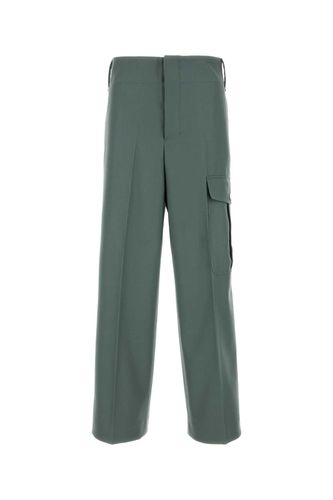 Sage Green Wool Pant - Ami Alexandre Mattiussi - Modalova