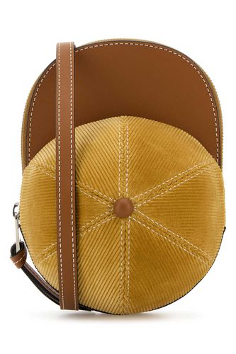 J. W. Anderson Velvet And Leather Cap Crossbody Bag - J.W. Anderson - Modalova