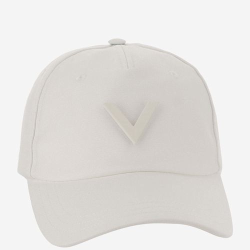 Canvas Hat With Vlogo - Valentino Garavani - Modalova