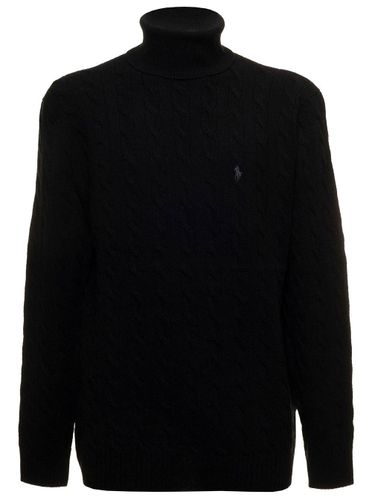 Cable Knit High-neck Sweater - Polo Ralph Lauren - Modalova