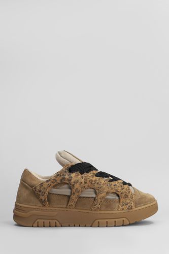 Santha 1 Sneakers In Brown Suede And Fabric - Paura - Modalova