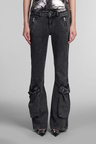 Diesel D Poky Jeans In Black Denim - Diesel - Modalova