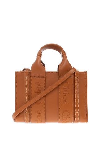 Chloé Woody Mini Tote Bag - Chloé - Modalova