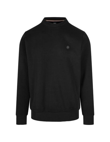 Regular Fit Sweatshirt With Monogram Patch - Hugo Boss - Modalova