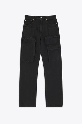 Pantalone 5 Tasche Black denim pant with patch pockets - MM6 Maison Margiela - Modalova