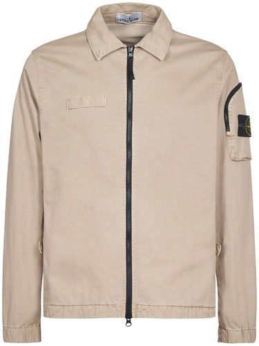 Logo-patch Zipped Jacket - Stone Island - Modalova