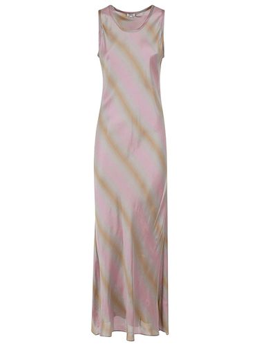 Sleeveless Striped Maxi Dress - Aspesi - Modalova