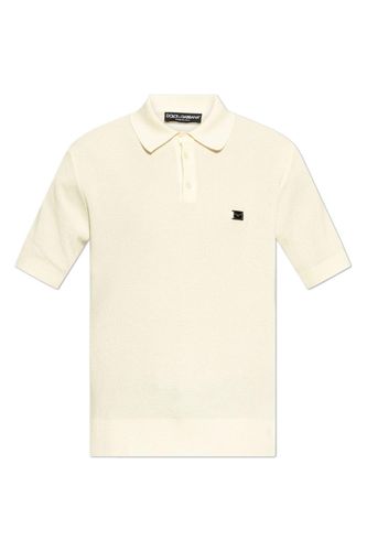 Dolce & Gabbana Logo Tag Polo Shirt - Dolce & Gabbana - Modalova