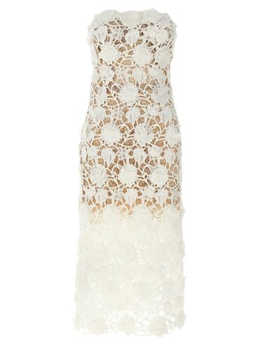 Macramé Lace Dress - Ermanno Scervino - Modalova